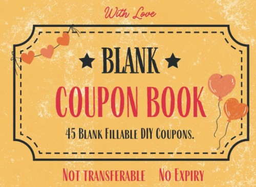 Diy coupon book blank - coupon,
